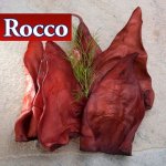 Oreilles de bœuf fumées pour chien Rocco 3 x 10 friandises