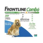 Frontline combo pour chien de taille moyenne - 10/20 kg - 6 pipettes